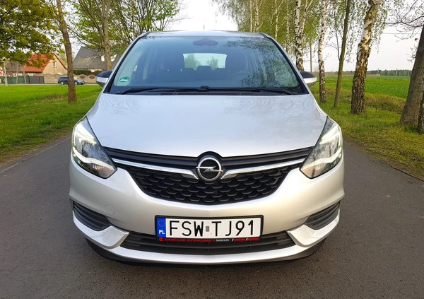 Opel Zafira cena 40500 przebieg: 199000, rok produkcji 2016 z Świebodzin małe 106